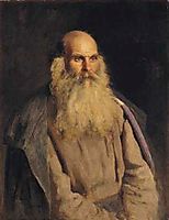 Study of an Old-Man, 1878, repin