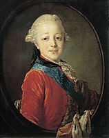 Portrait of Emperor Paul I as a Child, 1761, rokotov