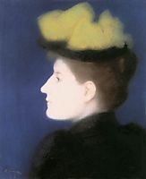 Portrait of Margit Piátsek, 1892, ronai