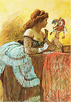 Lady with Puppet, rops
