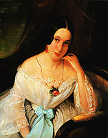 Portrait of a woman, 1844, rosenthal