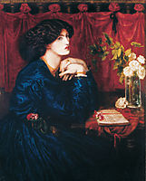 Jane Morris (The Blue Silk Dress), 1868, rossetti