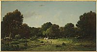 Clearing in the high forest of Fontainebleau forest X, said the cart, rousseautheodore