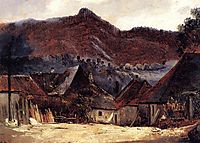 Cottages in the Jura, 1834, rousseautheodore