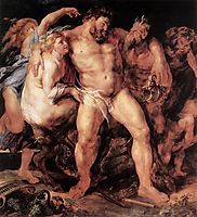 Hercules drunk, 1611, rubens