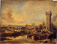 Landscape with Tower, c.1638, rubens