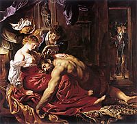 Samson and Delilah, 1609, rubens