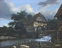 Two Watermills and an Open Sluice, 1653, ruisdael