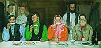 Tea Party, 1903, ryabushkin