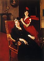Mrs. Edward Burckhardt and her Daughter Louise, 1885, sargent