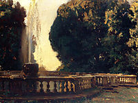 Villa Torlonia, Fountain, 1907, sargent