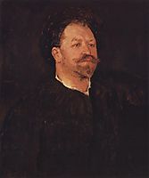 Portrait of Italian singer Francesco Tamano, 1893, serov