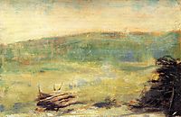 Landscape at Saint-Ouen, 1879, seurat