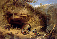 Scene Near Zeldkirch In The Tyrol, 1845, shayer