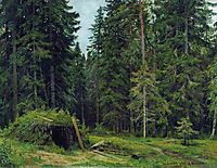 Forest hut, 1892, shishkin
