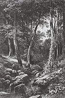 Forest Stream, 1870, shishkin