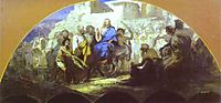 Entrance of Christ into Jerusalem, 1876, siemiradzki