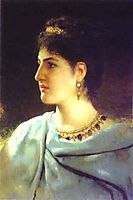 Portrait of a Roman Woman, 1890, siemiradzki