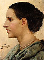 Portrait of a Young Woman, siemiradzki