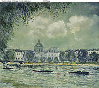 The Seine with the Institute of France, c.1870, sisley