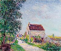 The village of Sablons, 1885, sisley