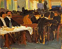 Cafe in Paris , 1908, souzacardoso