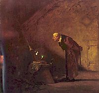 The Alchemist, c.1860, spitzweg