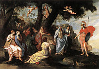 Minerva with the Muses, 1645, stella