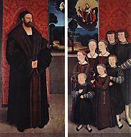 Portrait of Conrad Rehlinger and his Children, 1517, strigel