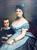 Painter-s wife and his son, tattarescu