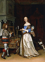 Lady at her Toilette, c.1660, terborch