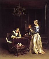The Letter, c.1662, terborch