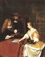 The Music Party, c.1670, terborch