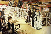 The Ball on Shipboard, 1874, tissot