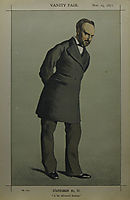 Caricature of Sir Charles Wentworth Dilke, 2nd Baronet PC, tissot