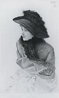 Portrait of M.N. Portait of Mrs. N., Kathleen Newton, 1876, tissot