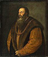 Portrait of Pietro Aretino, c.1548, titian