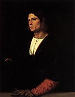 Young Man with Cap and Gloves, 1515, titian