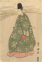 The Heian Courtier, c.1798, toyokuni