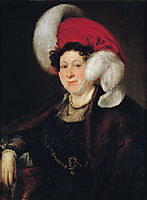 Portrait of Countess N. A. Zubova, 1834, tropinin