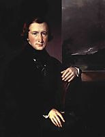 Portrait of Yuri Fyodorovich Samarin, 1844, tropinin