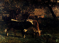 Cows at the Watering, 1855, troyon