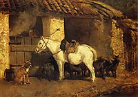 Outside the Stable, troyon