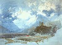 Dolbadern Castle, 1799, turner