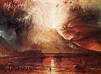 Eruption of Vesuvius, 1817, turner