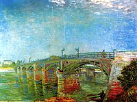 The Seine Bridge at Asnieres, 1887, vangogh
