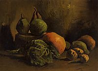 Still Life with Vegetables and Fruit, 1885, vangogh