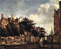 The Martelaarsgracht in Amsterdam, c.1670, veldeadriaen