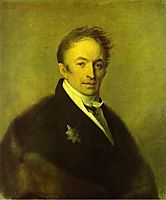 Portrait of Nikolay Karamzin, 1828, venetsianov