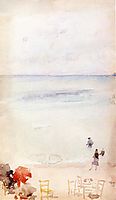 Note in Opal - The Sands, Dieppe, c.1885, whistler
